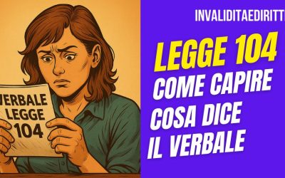 Come capire un verbale legge 104?