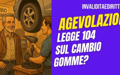 Agevolazioni auto legge 104 anche sul cambio gomme?