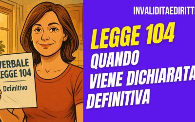 Quando la legge 104 è definitiva?